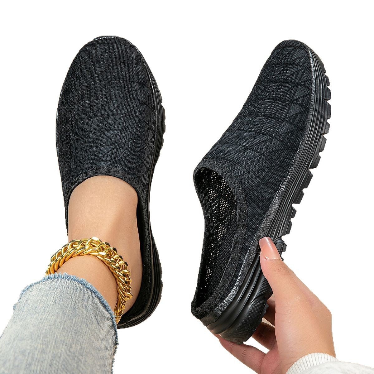 Women's Breathable Mesh Sports Sandals | Lightweight Non-Slip Beach Shoes - STAND OUT FLEXSARAH