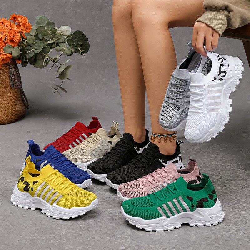 Women's Breathable Mesh Sports Sneakers - Lightweight Non-Slip Running Shoes - STAND OUT FLEXSARAH