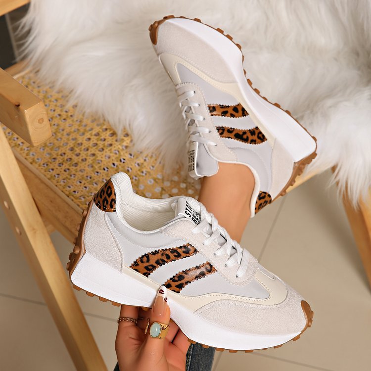 Women's Chunky Sole Sneakers - Breathable Mesh Casual Sports Shoes - STAND OUT FLEXSARAH