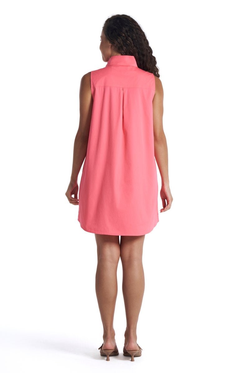 Women's Silverlakes Sleeveless Dress | Sunkist Coral - STAND OUT FLEXSARAH