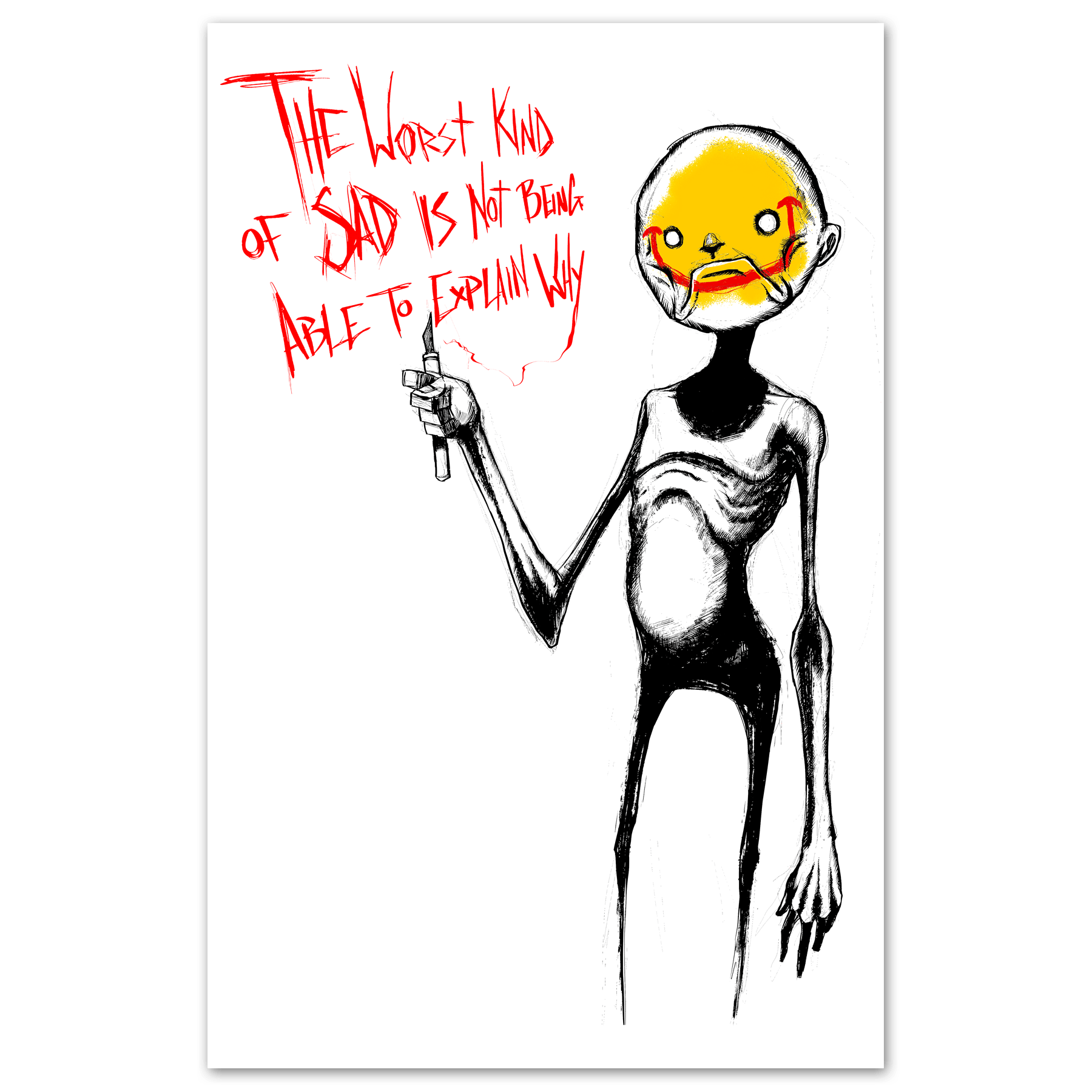 Worst Kind of Sadness Print - STAND OUT FLEXSARAH