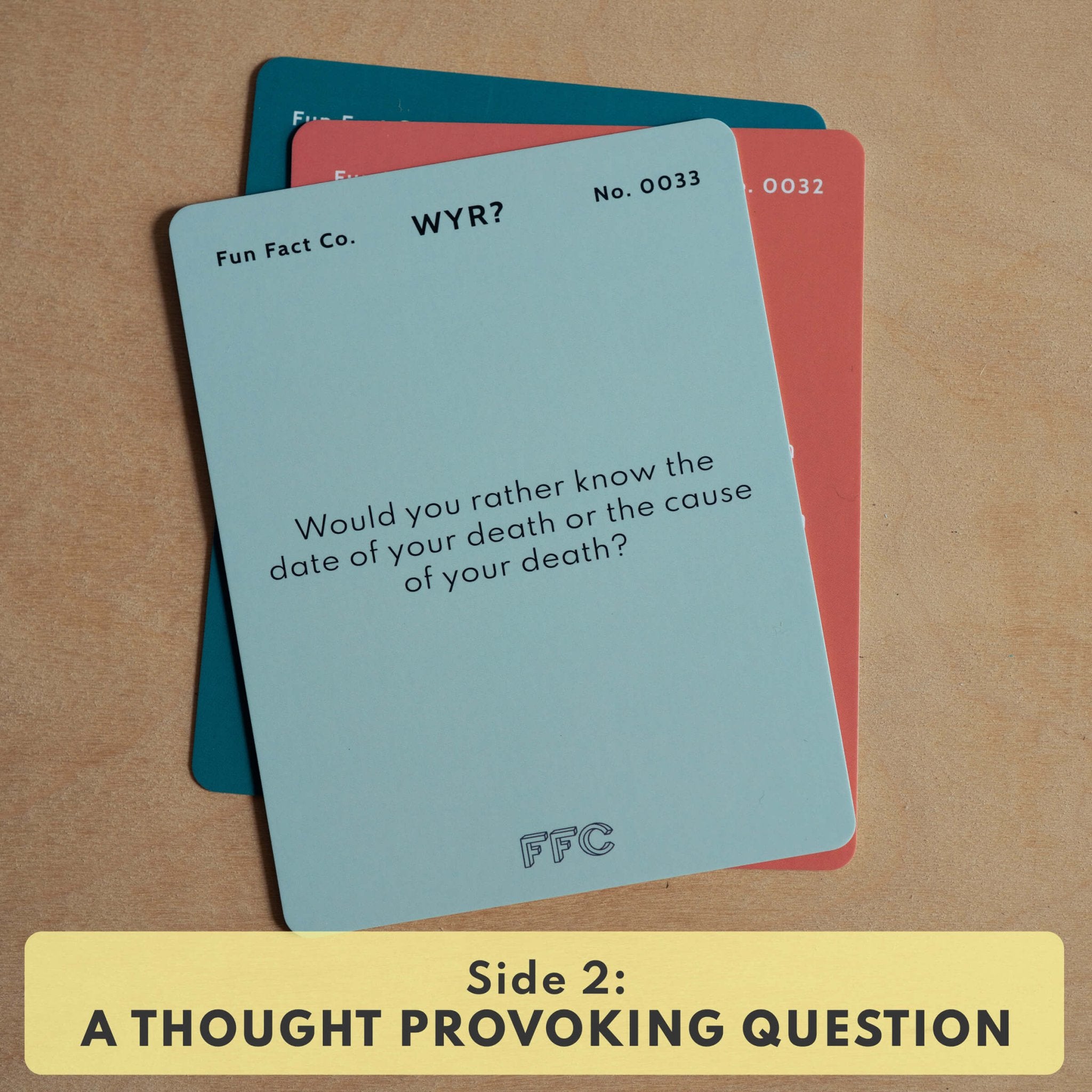 Would You Rather (From History) Card Game - STAND OUT FLEXSARAH