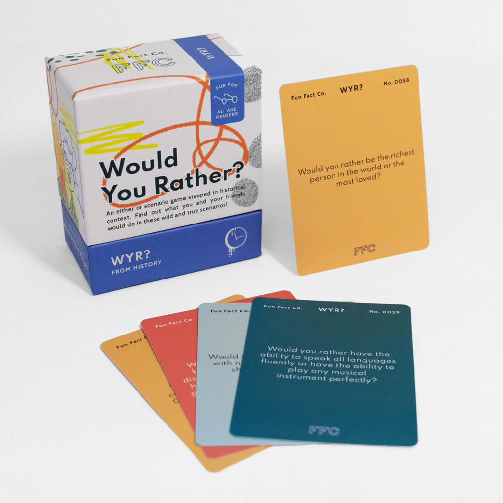 Would You Rather (From History) Card Game