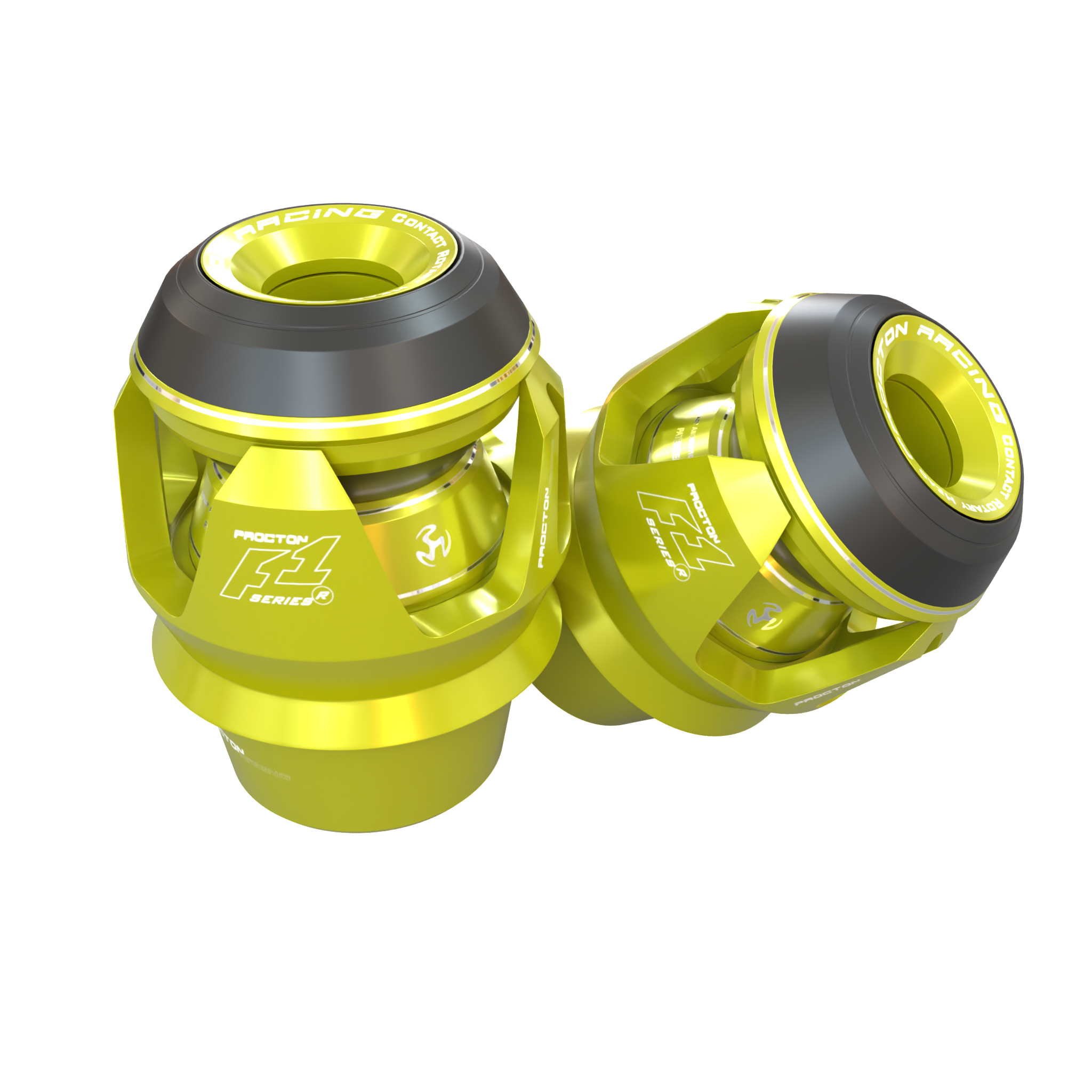 Honda - CB 600 F Hornet (2008-2014) - Procton Racing Rotational Impact System – Frame Sliders F1