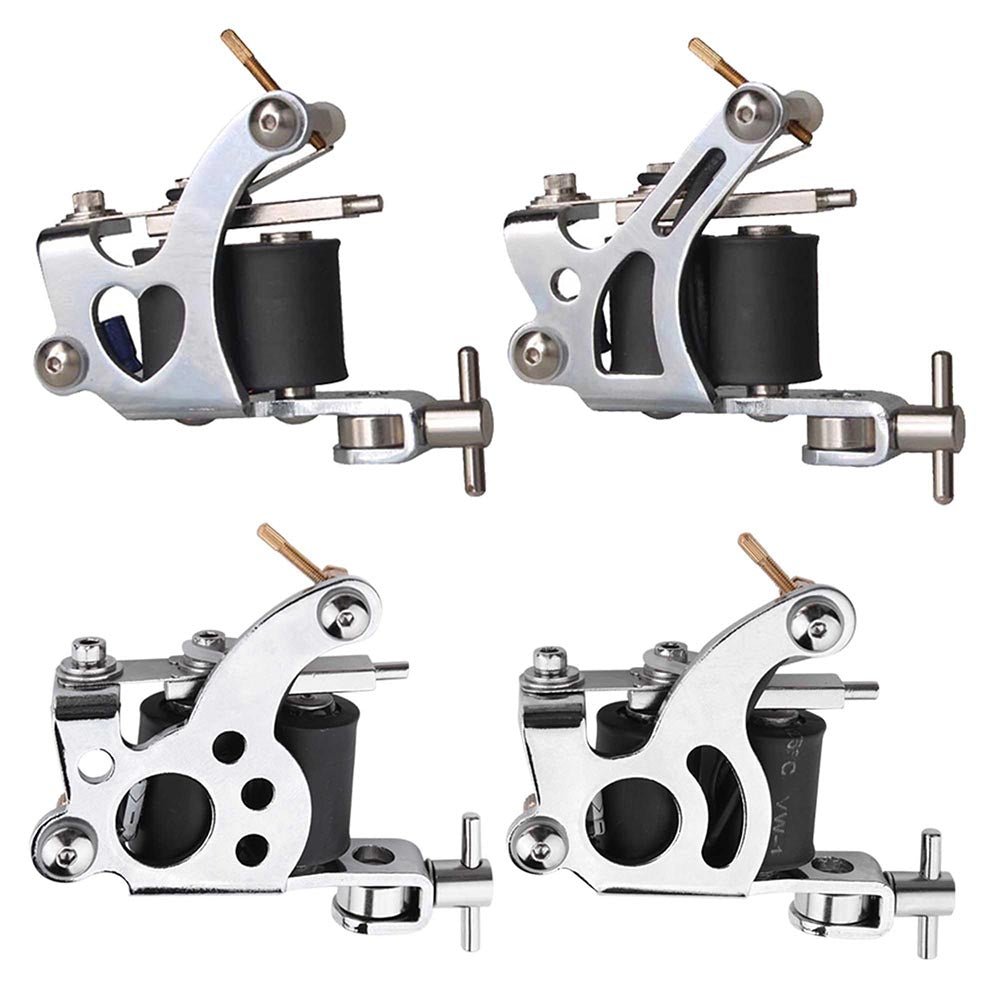 Yescom 4 Tattoo Machine Kit w/ LCD Power Supply 40 Color Inks - STAND OUT FLEXSARAH
