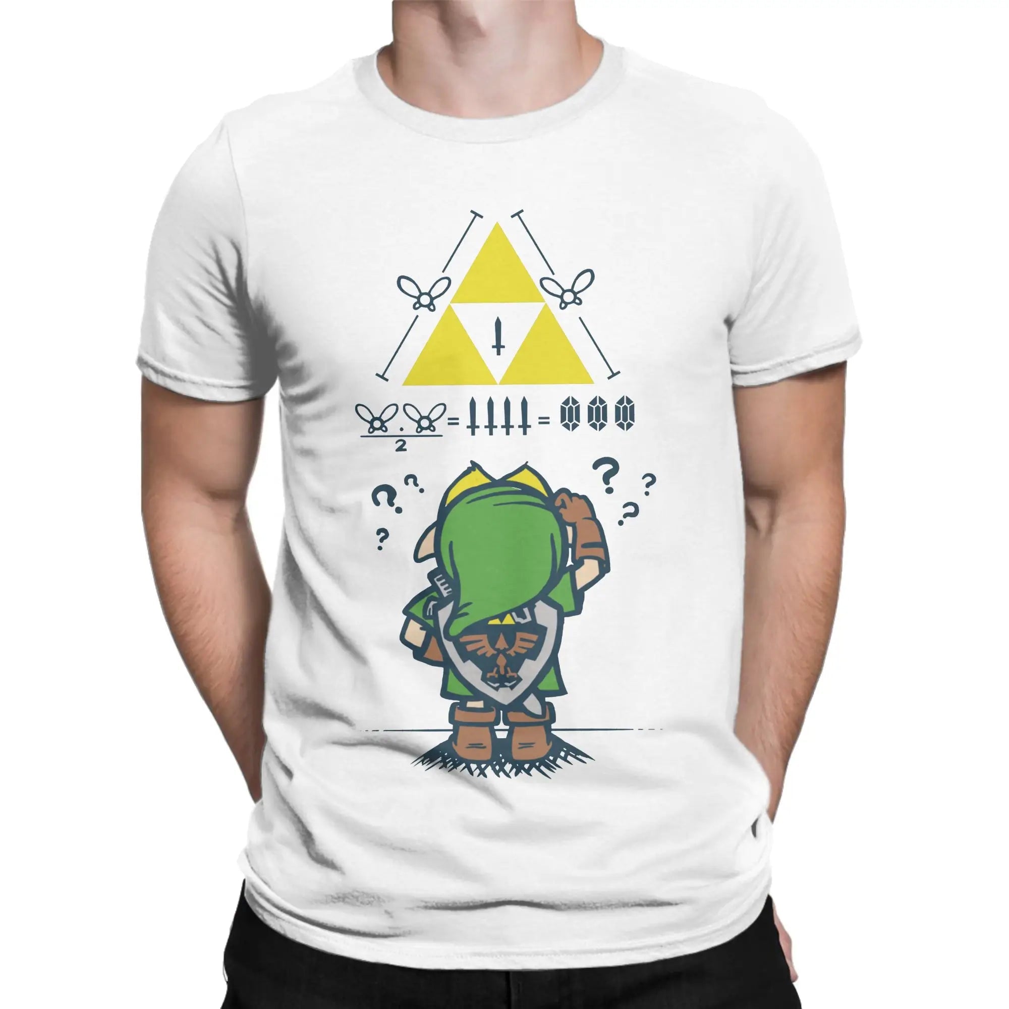 Zelda A Link To The Math Funny Geek Wear Men T Shirt Women Tee Boys Top Children Parent Child Cotton short sleeves kids Tshirt - STAND OUT FLEXSARAH