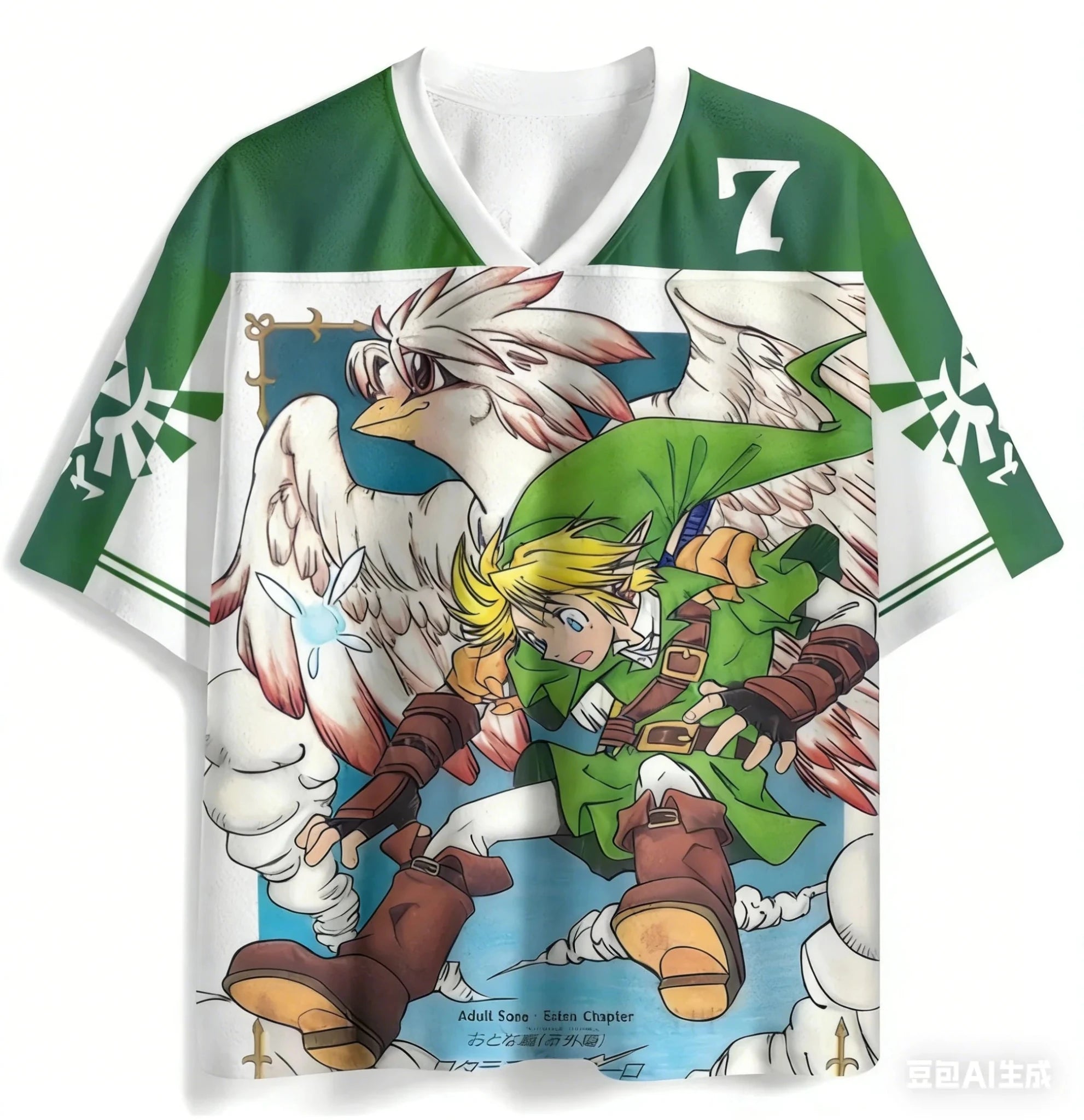 Zelda Adult and Children 3D Print V-neck T-shirt, A Must-have for The Open-world Game Pioneer! Shorts Friends - STAND OUT FLEXSARAH